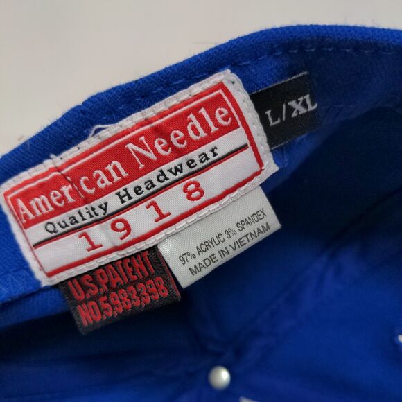 American Needle Men's Fitted Hat Blue Size L/XL Embroidered Transport Service Co - Picture 7 of 7